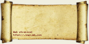 Danica Jocić vizit kartica